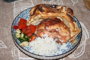 Рецепт: Курицы по-армянски – с лавашем и сметаной