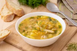 Щи с курицей