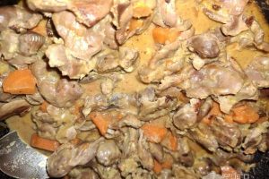 Рецепт: Куриные желудочки – Готовлю с любовью.