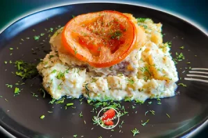 Запеченная рыба с цветной капустой