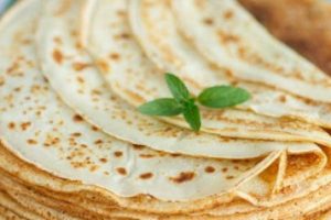 Тонкие блины на молоке с дырочками