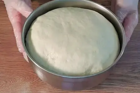 Пироги с мясным фаршем, овощами и соусом