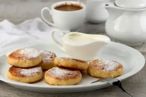 Пышки с молоком