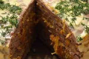 Печеночный торт классический