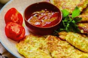 Оладьи из кабачков на сковороде