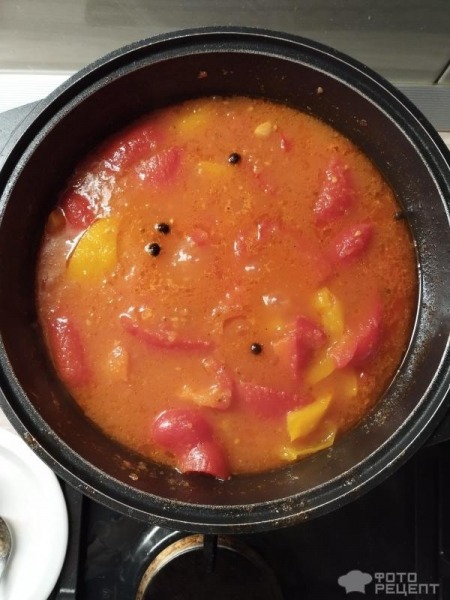 Рецепт: Лечо из томатов и болгарского перца на зиму - Просто и вкусно!