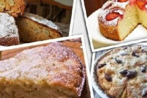 Пышная шарлотка с яблоками в духовке классическая