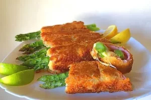 Спаржа кордон блю (knuspriges spargel cordon bleu)