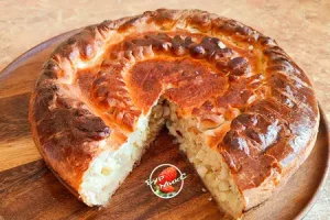 Нежный рыбный пирог в духовке